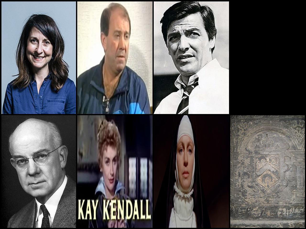 Famous People with surname Kendall