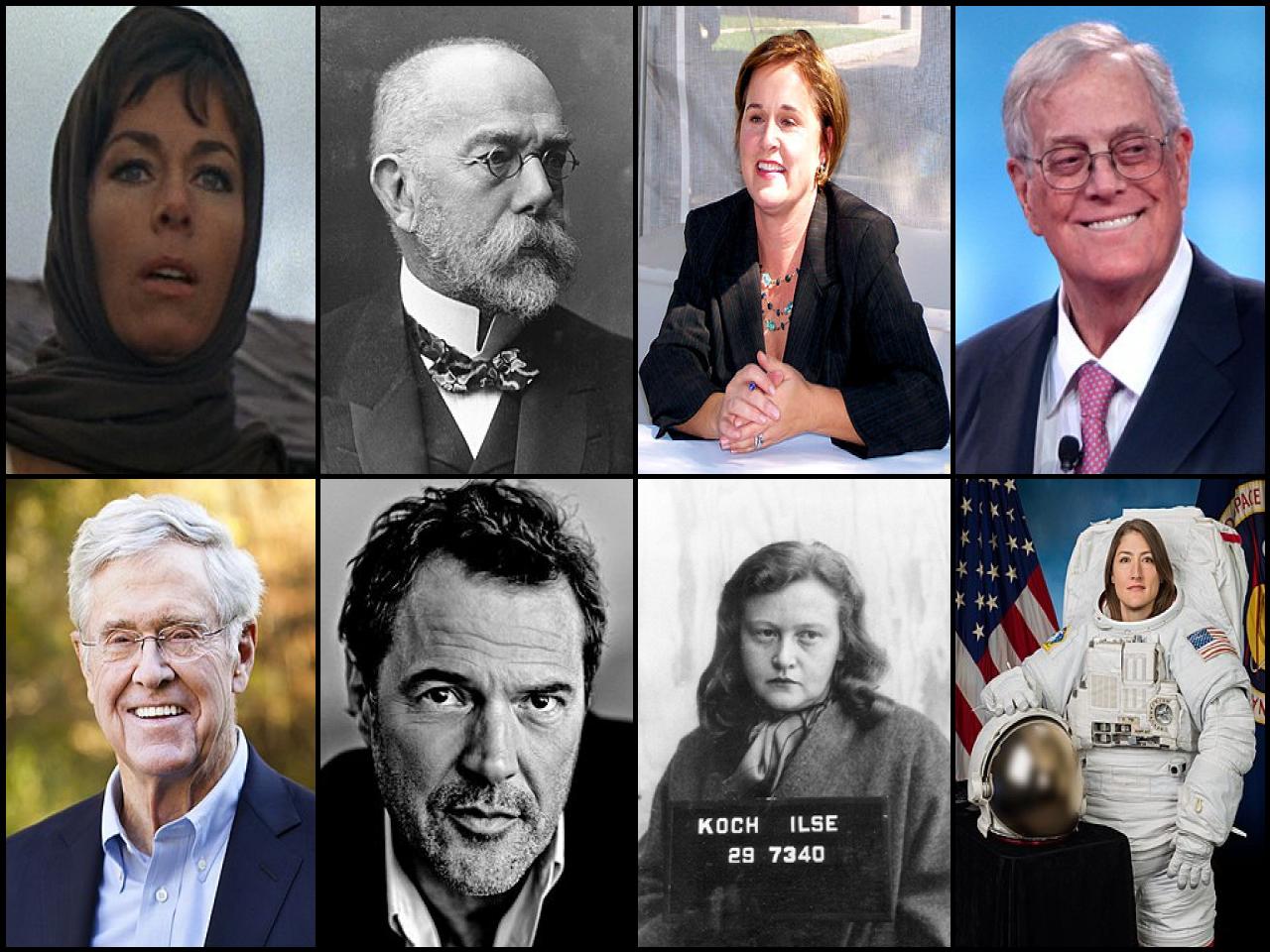 Famous People with surname Koch
