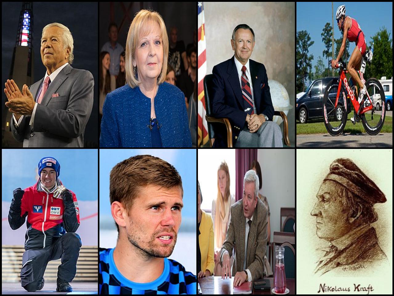 Famous People with surname Kraft