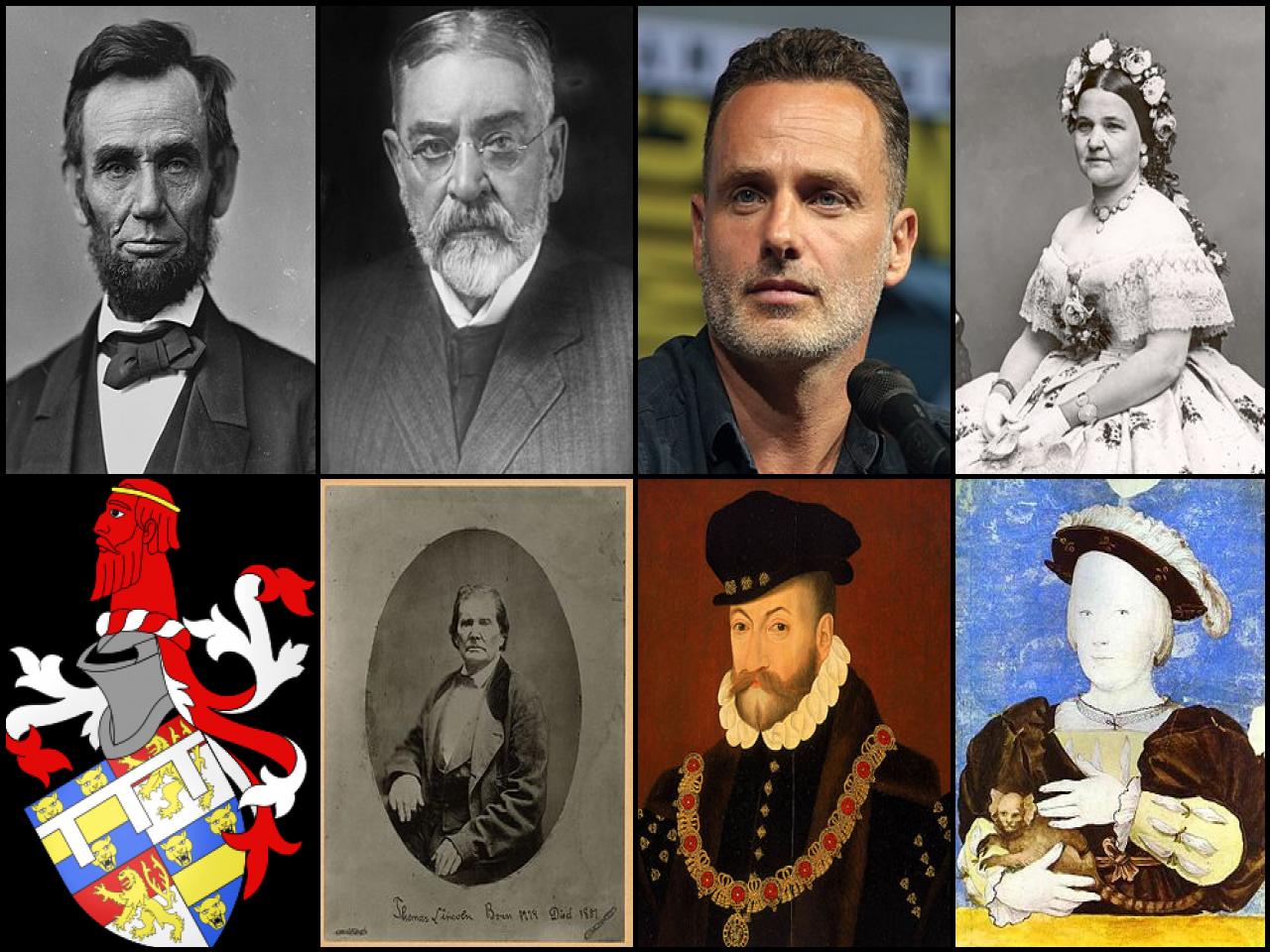 Famous People with surname Lincoln