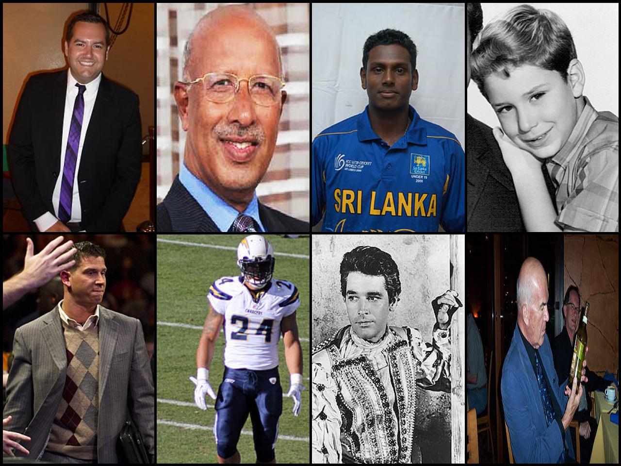 Famous People with surname Mathews