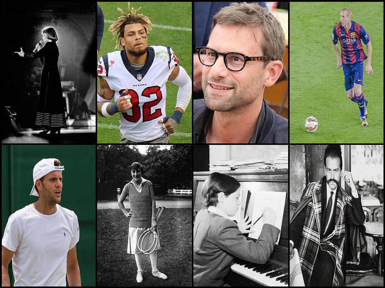 Famous People with surname Mathieu