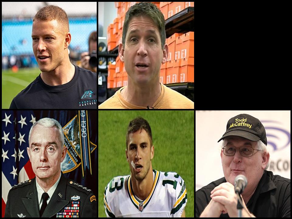 Famous People with surname Mccaffrey