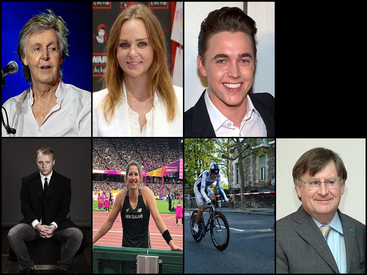 Famous People with surname Mccartney