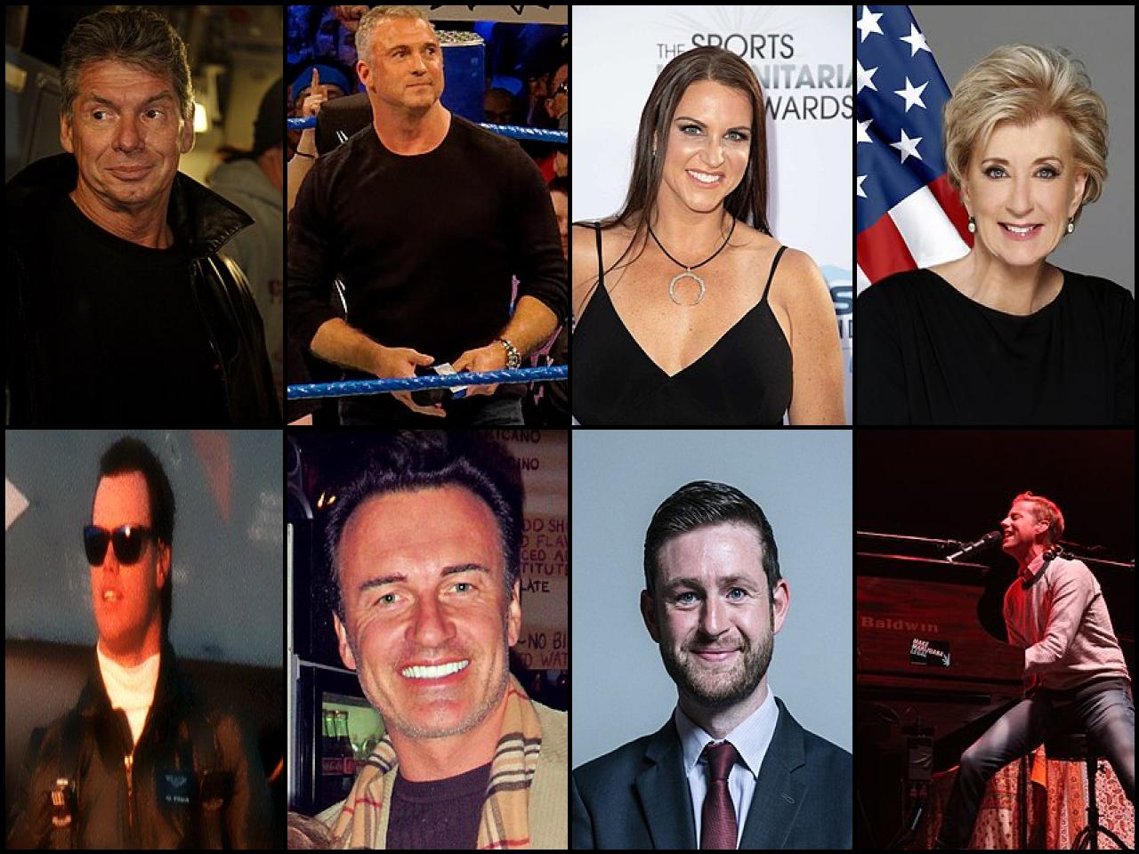 Famous People with surname Mcmahon