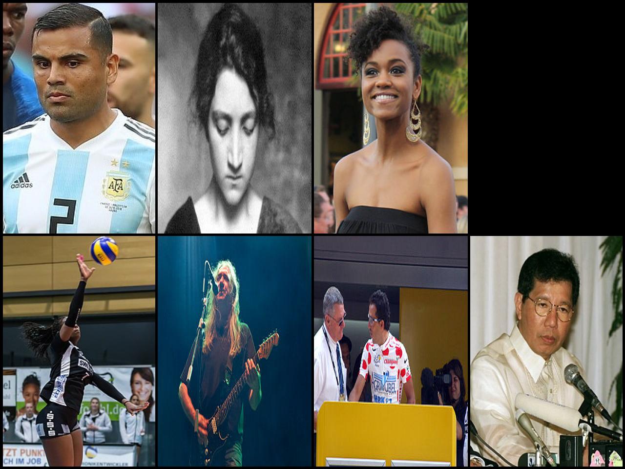 Famous People with surname Mercado