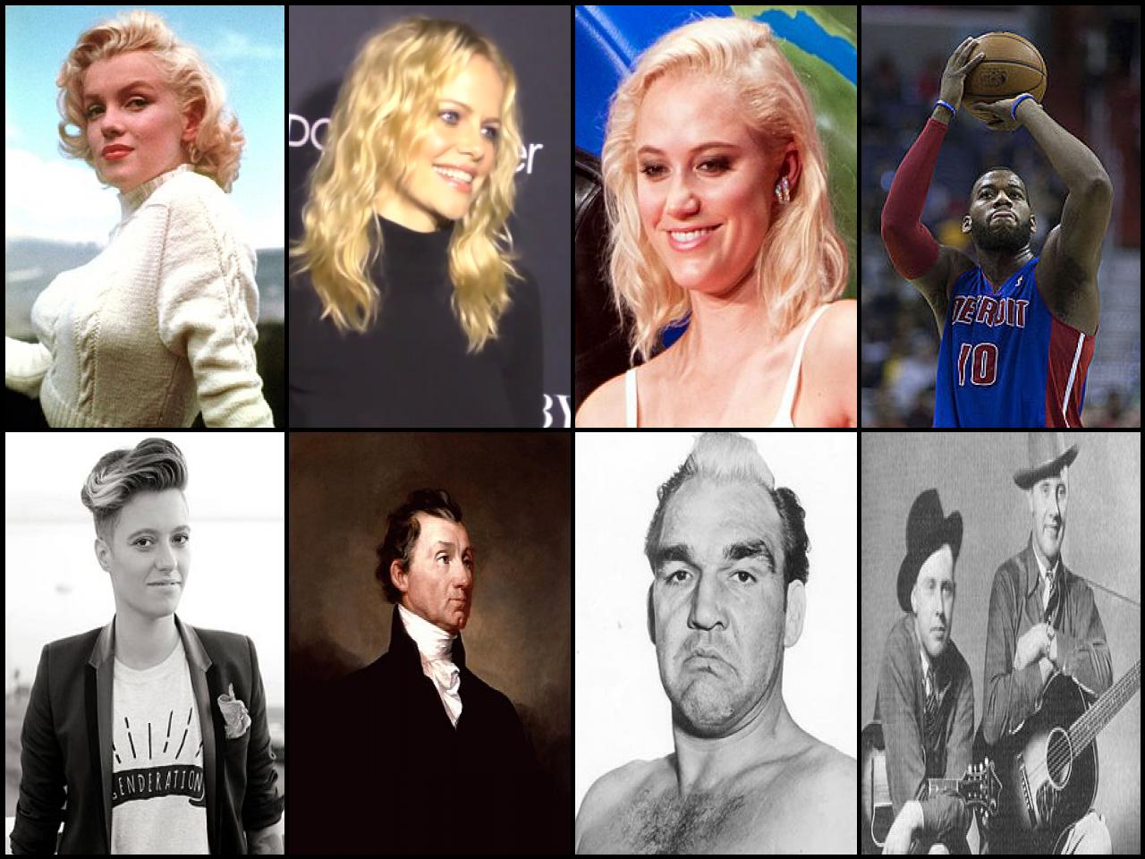 Famous People with surname Monroe