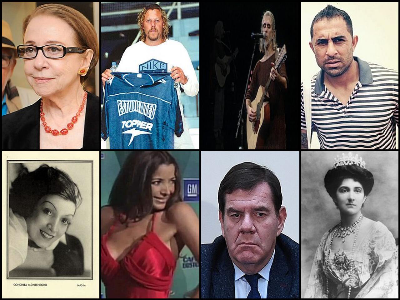 Famous People with surname Montenegro