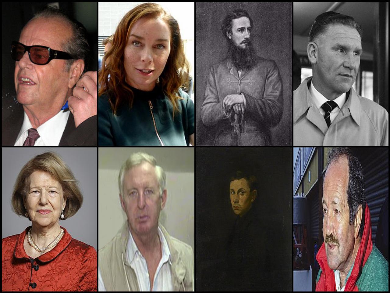 Famous People with surname Nicholson