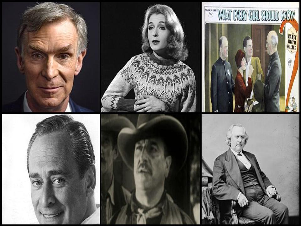 Famous People with surname Nye