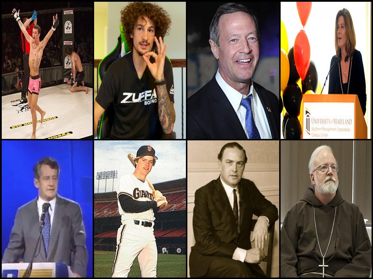 Famous People with surname O'malley