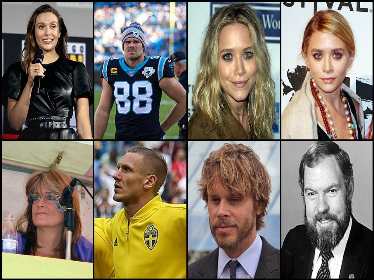 Famous People with surname Olsen
