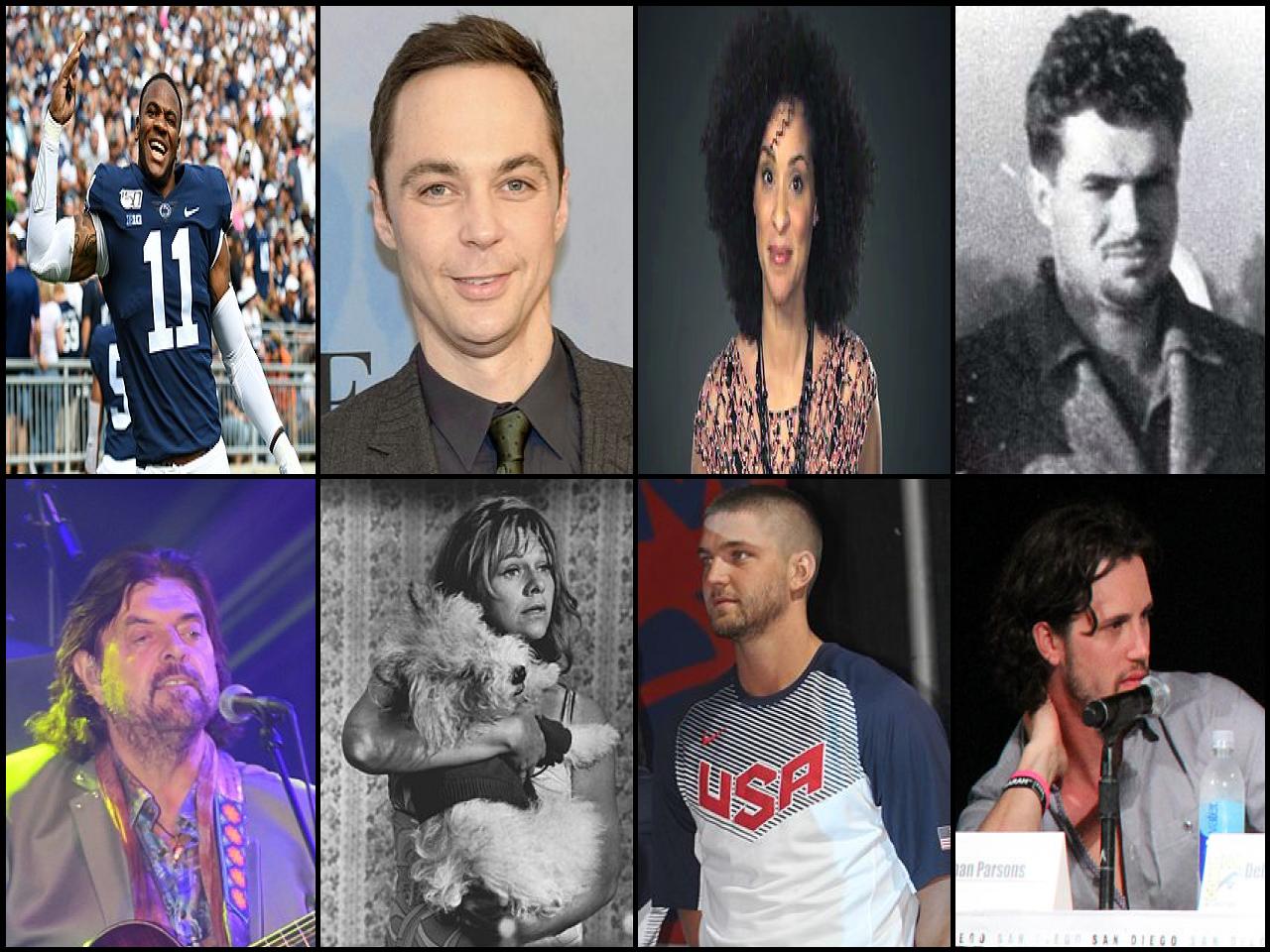 Famous People with surname Parsons