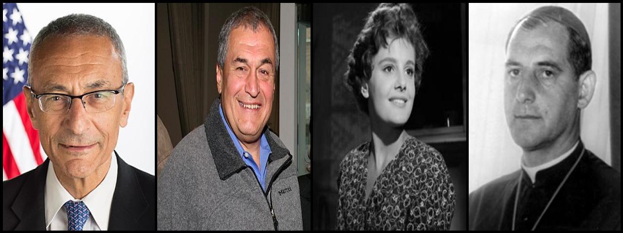 Famous People with surname Podesta