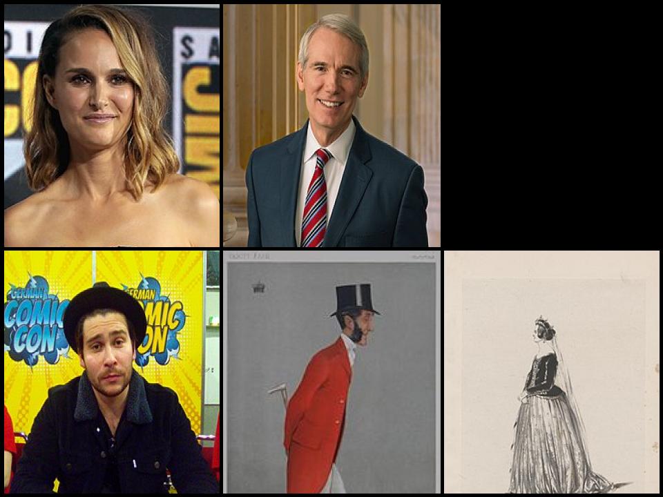 Famous People with surname Portman