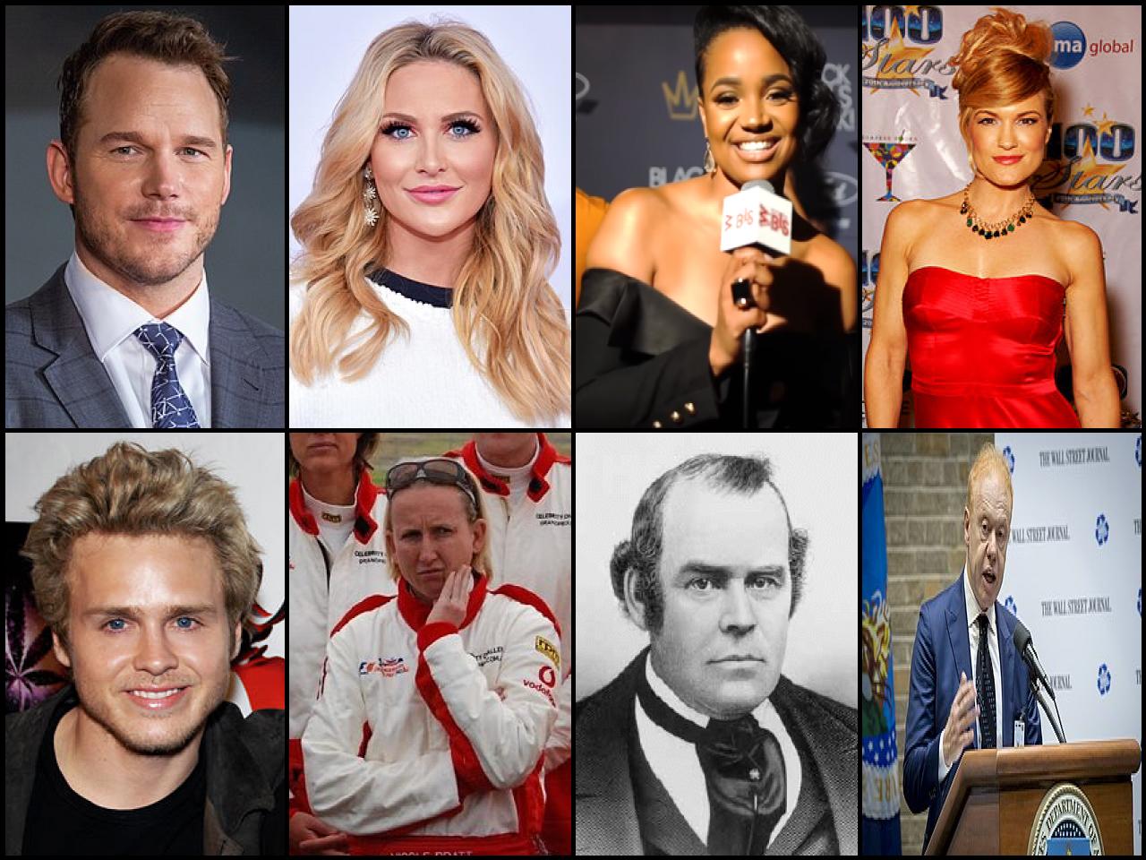 Famous People with surname Pratt