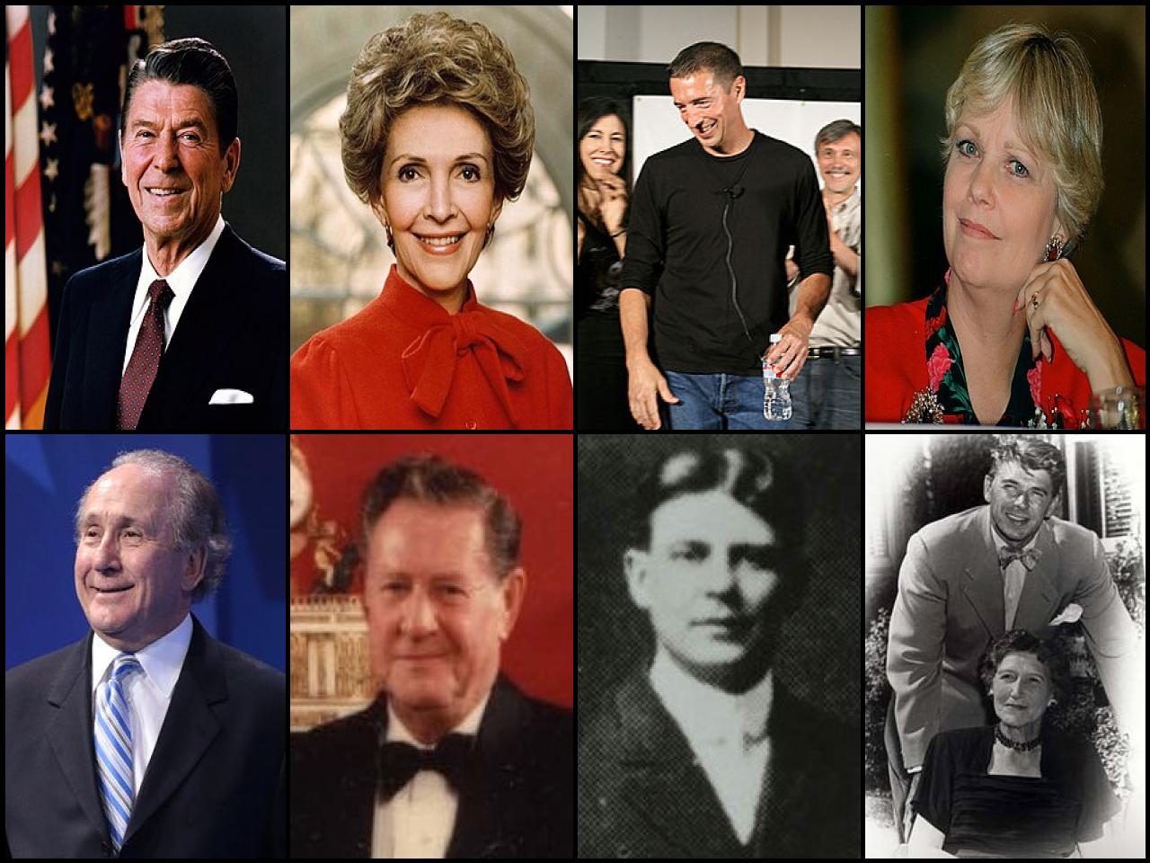 Famous People with surname Reagan