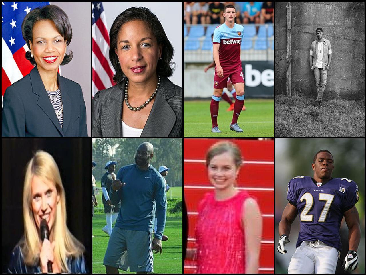 Famous People with surname Rice