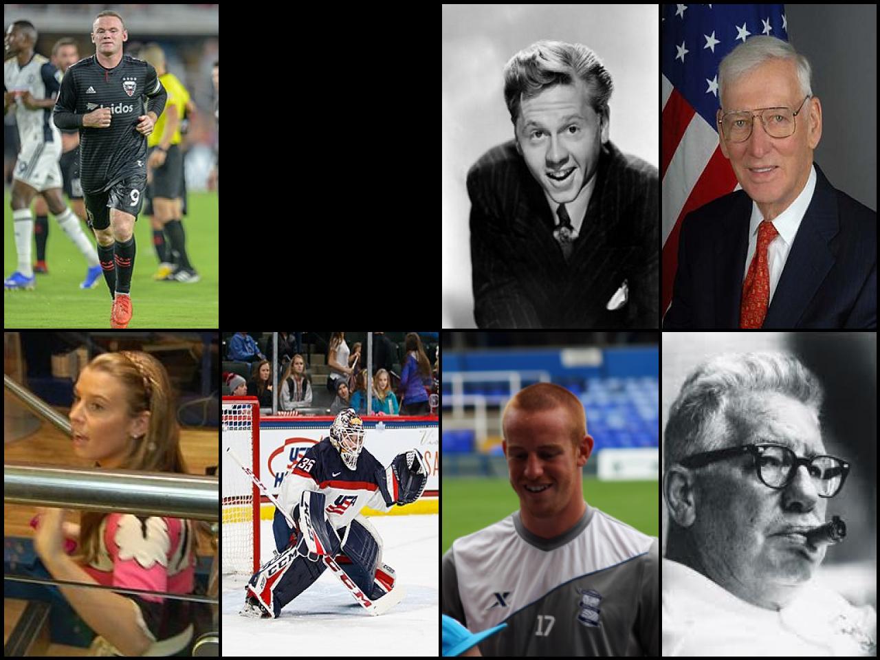 Famous People with surname Rooney