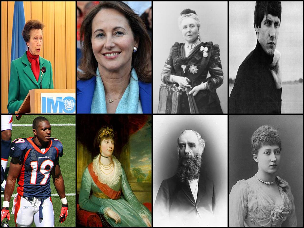 Famous People with surname Royal