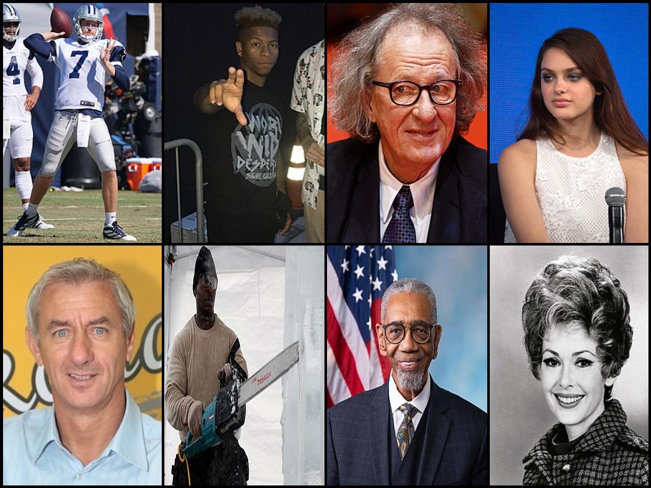 Famous People with surname Rush