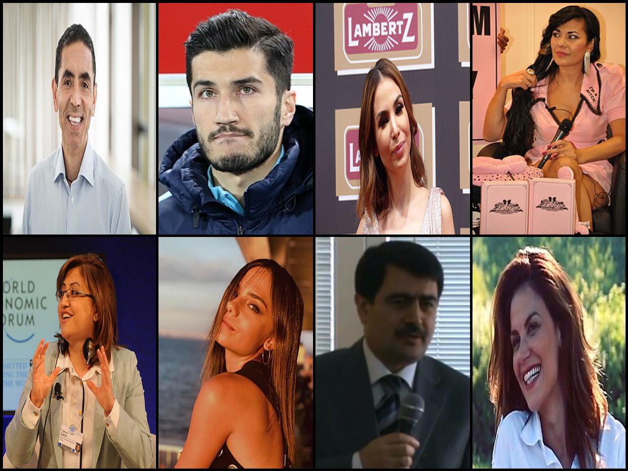 Famous People with surname Şahin