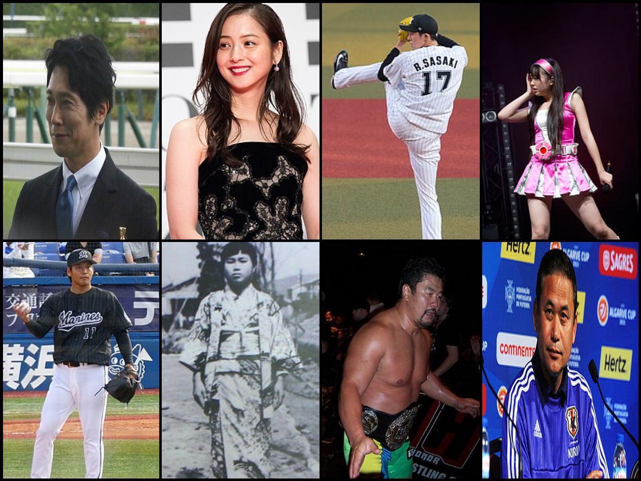 Famous People with surname Sasaki