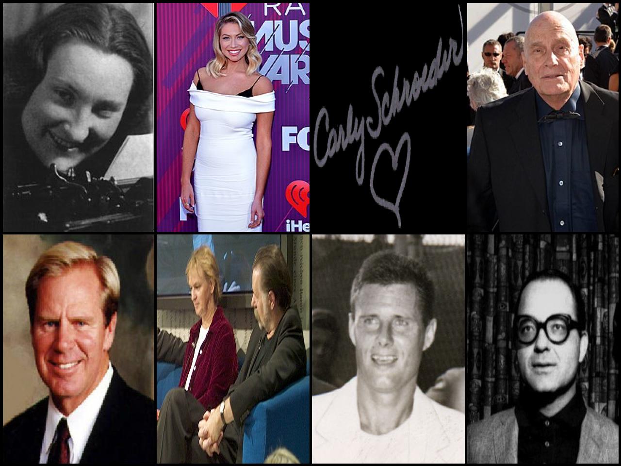 Famous People with surname Schroeder