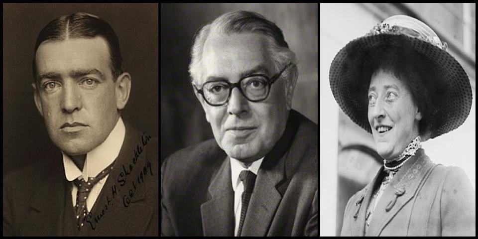 Famous People with surname Shackleton