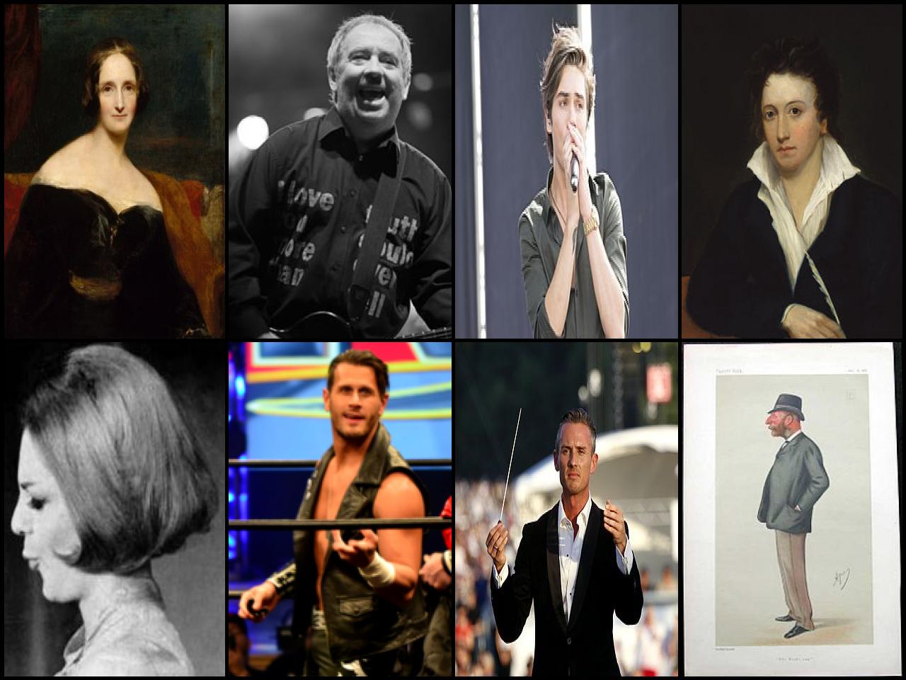 Famous People with surname Shelley