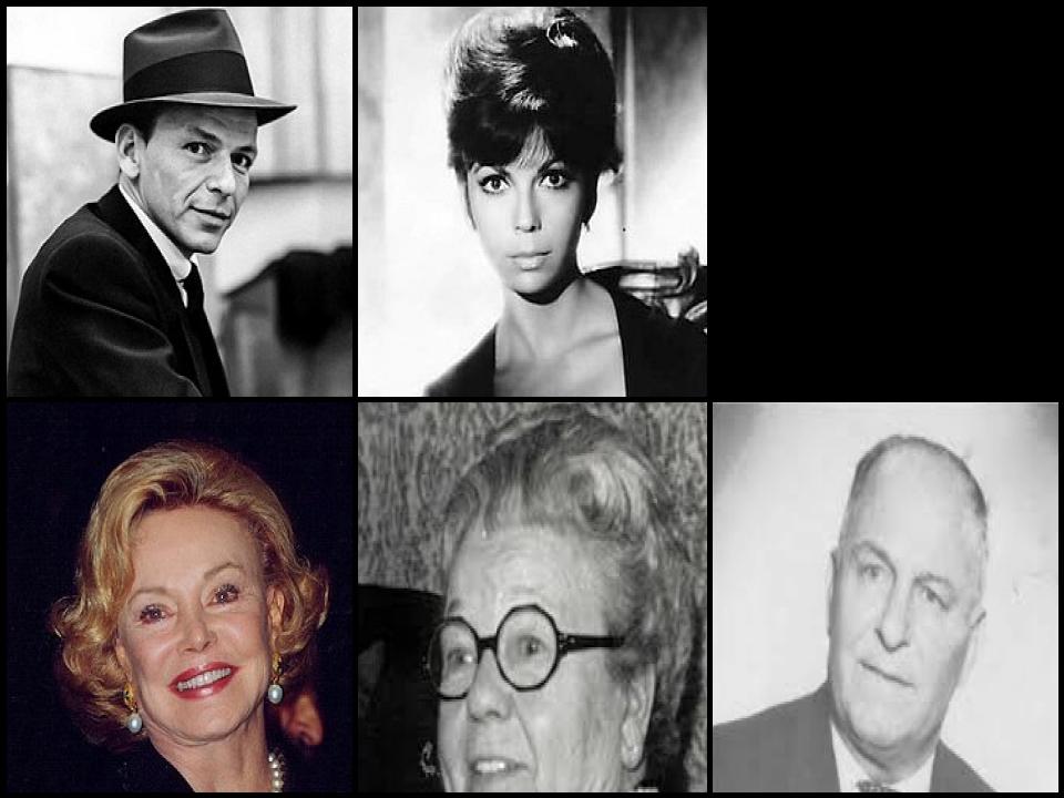 Famous People with surname Sinatra