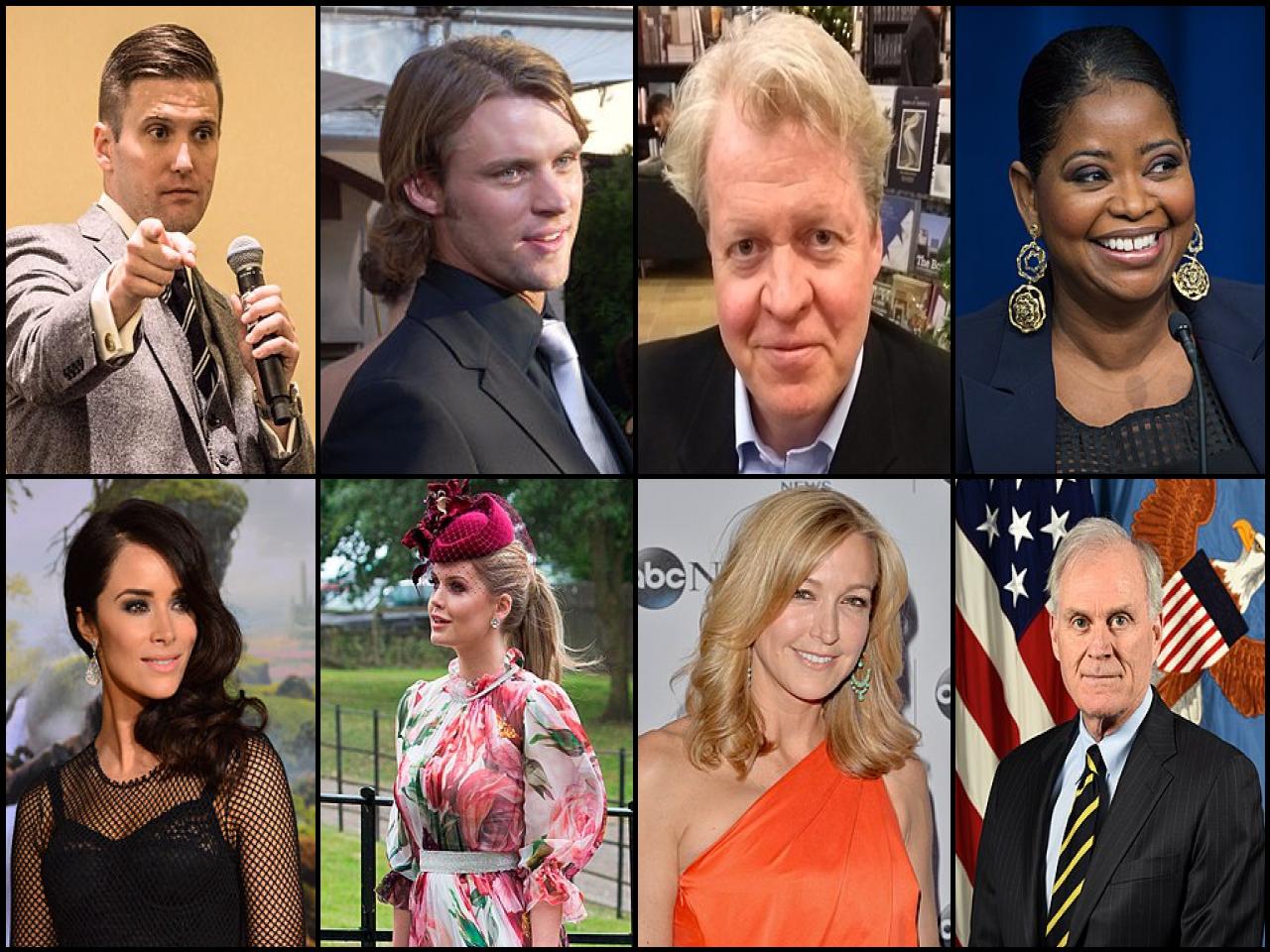 Famous People with surname Sp&eacute;ncer