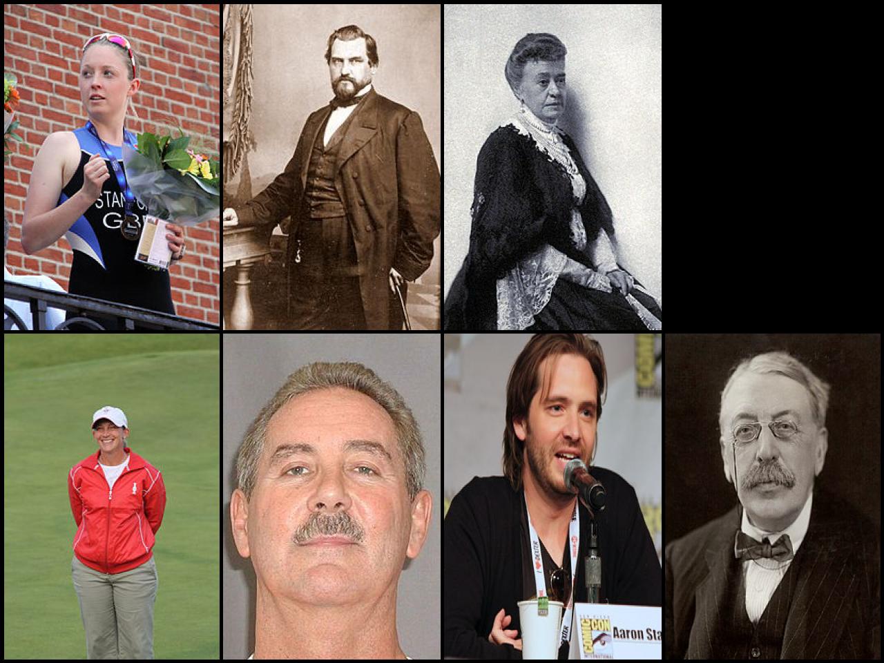 Famous People with surname Stanford
