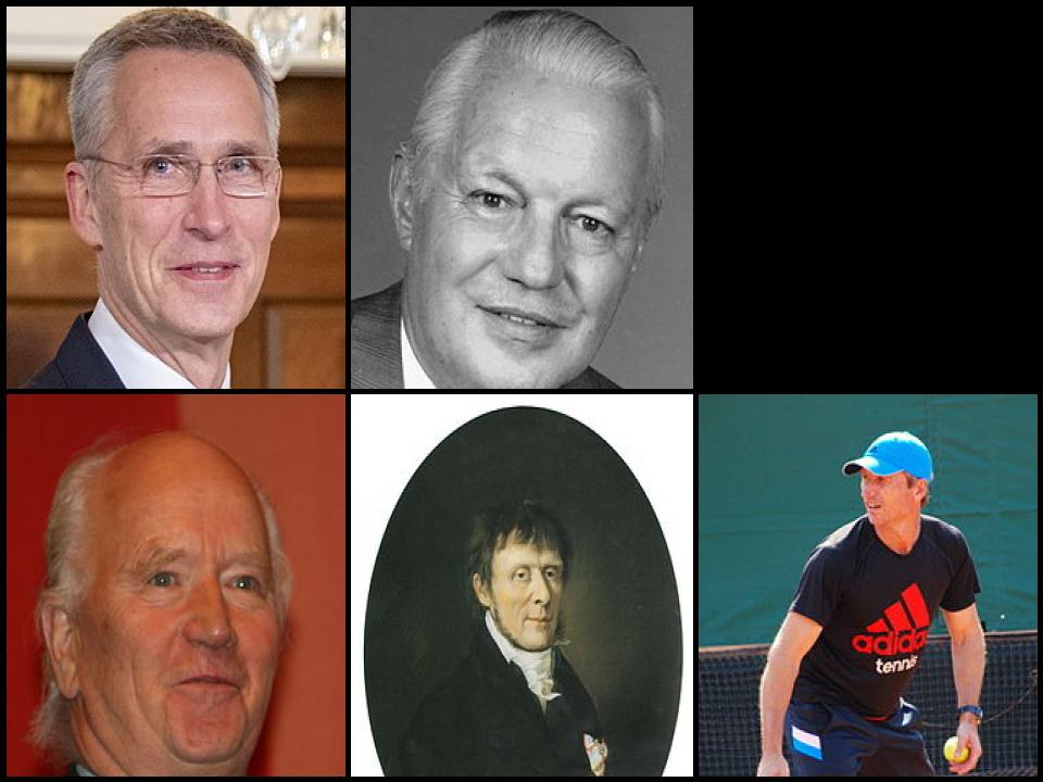 Famous People with surname Stoltenberg