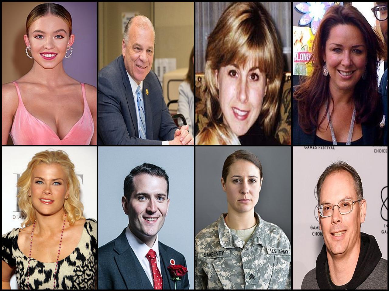 Famous People with surname Sweeney