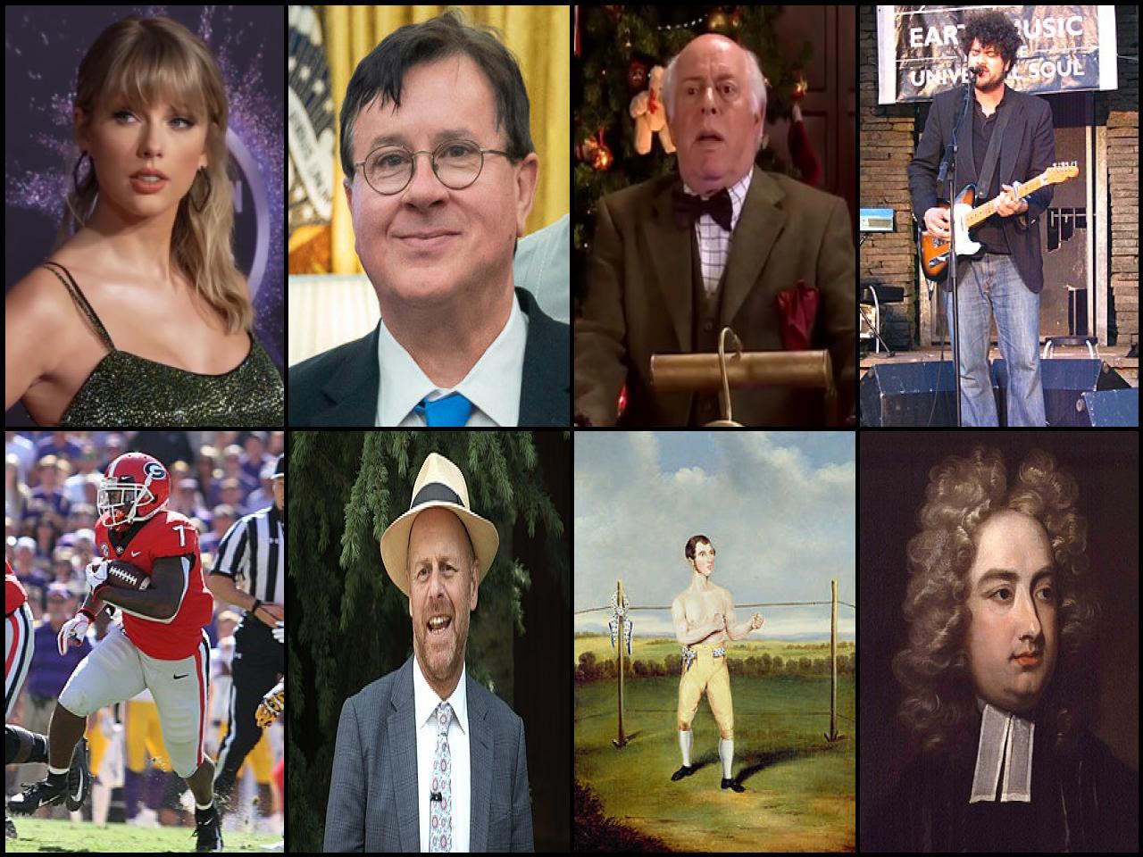 Famous People with surname Swift