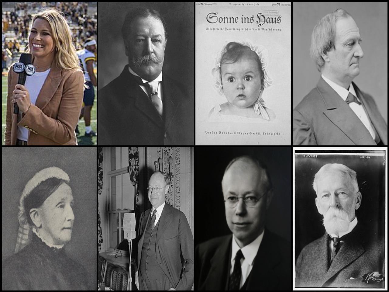 Famous People with surname Taft