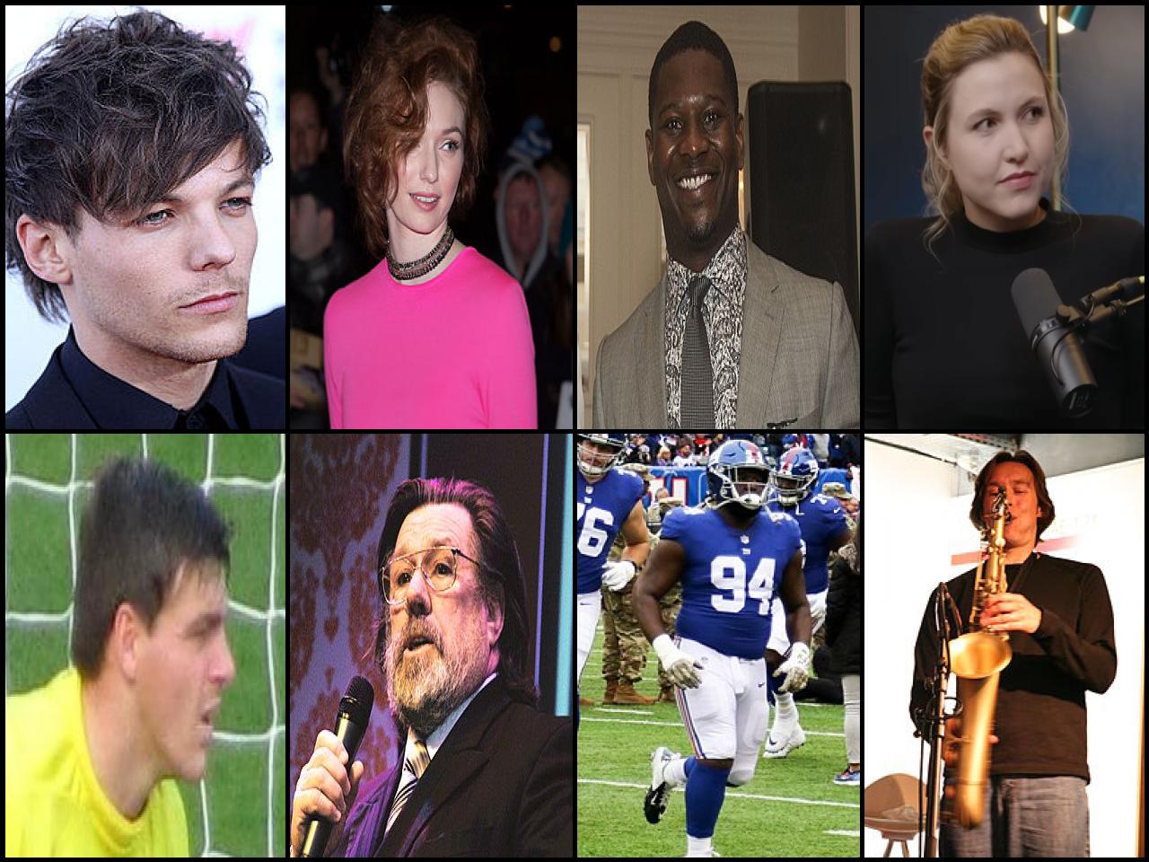 Famous People with surname Tomlinson