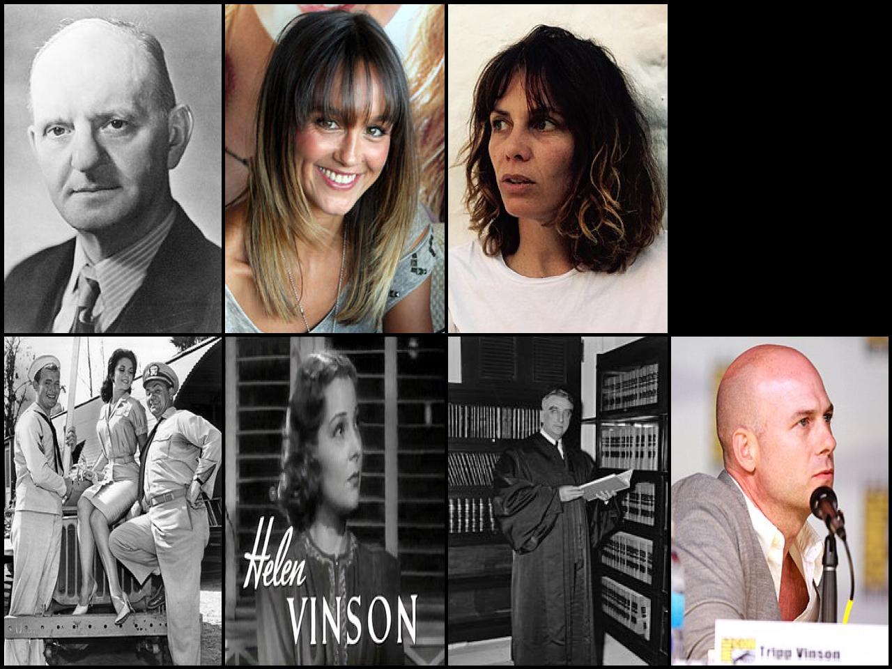 Famous People with surname Vinson