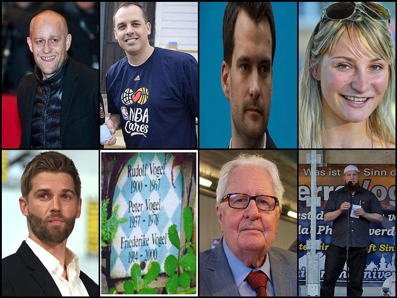 Famous People with surname V&ouml;gel