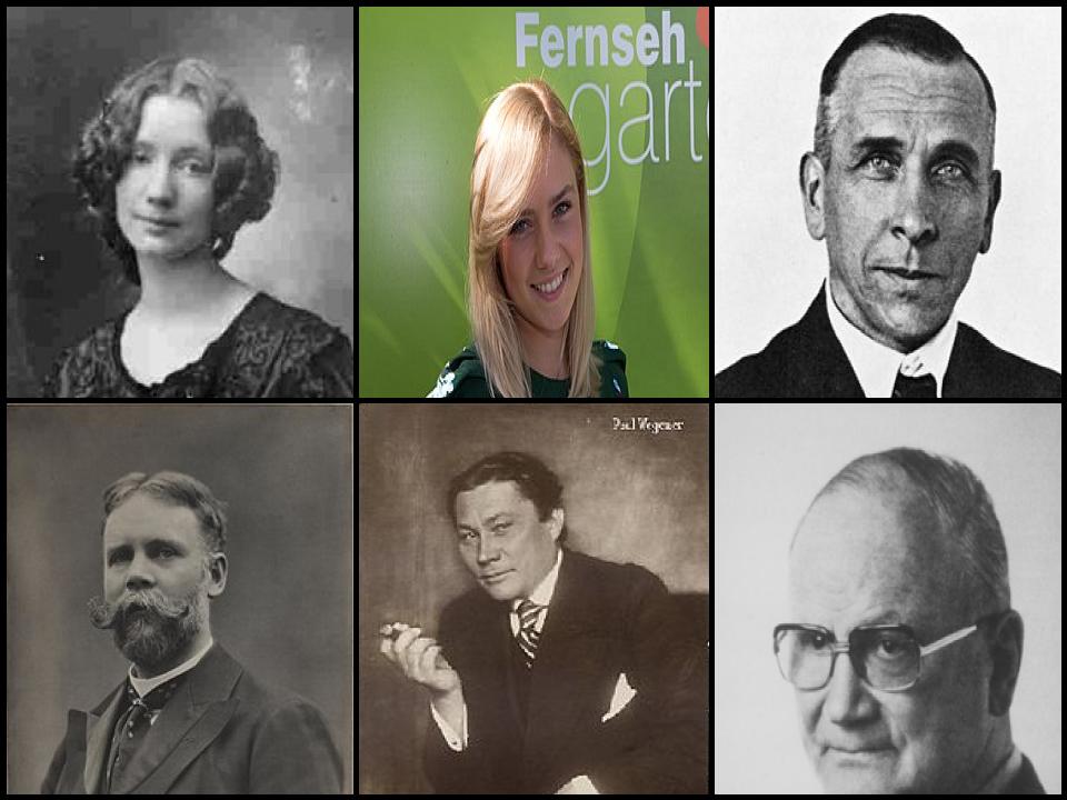Famous People with surname Wegener