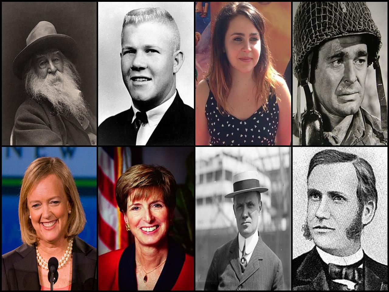 Famous People with surname Whitman