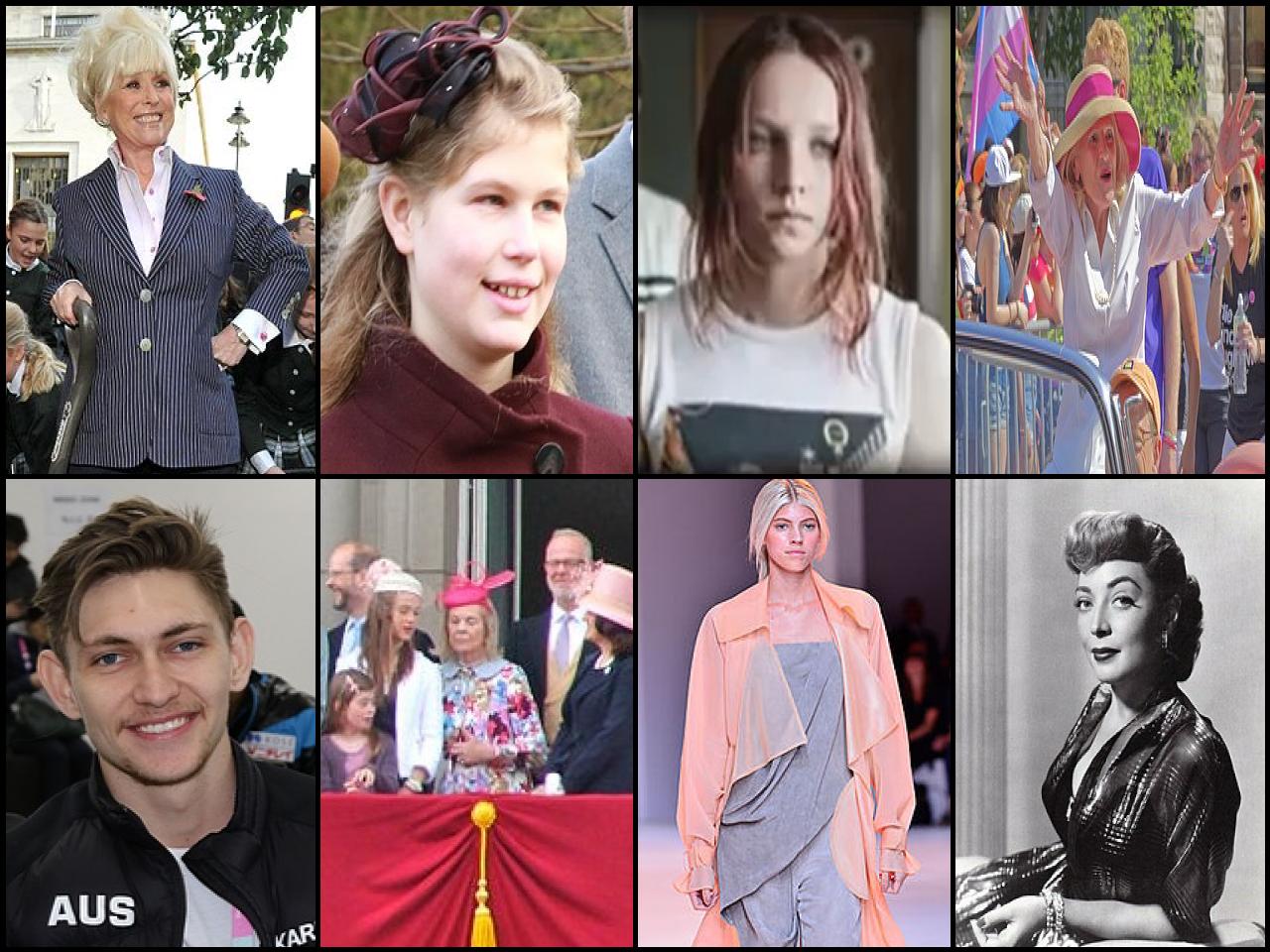 Famous People with surname Windsor