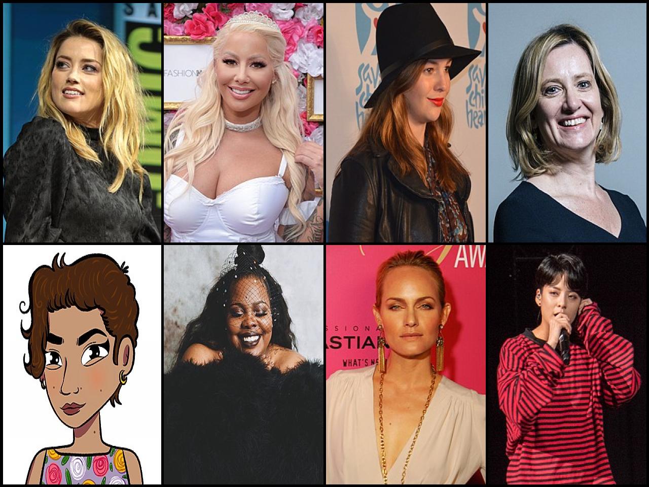 Famous People with name Amber