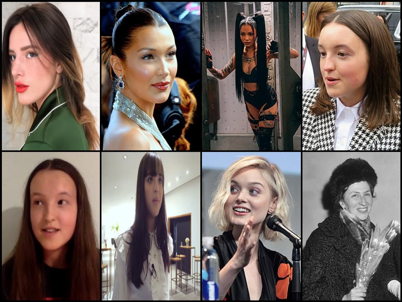 Famous People with name Bella