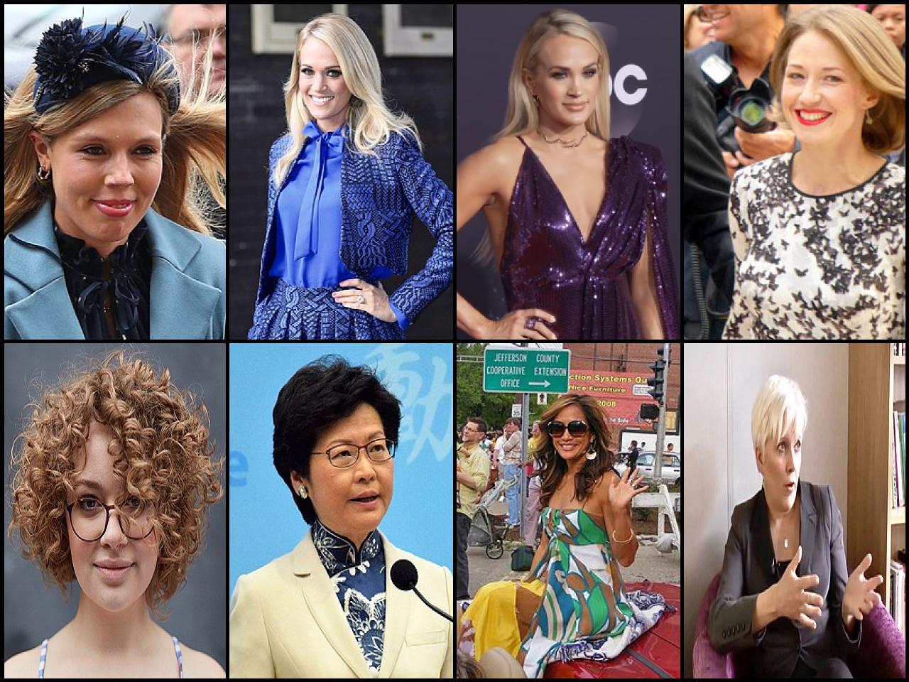 Famous People with name Carrie