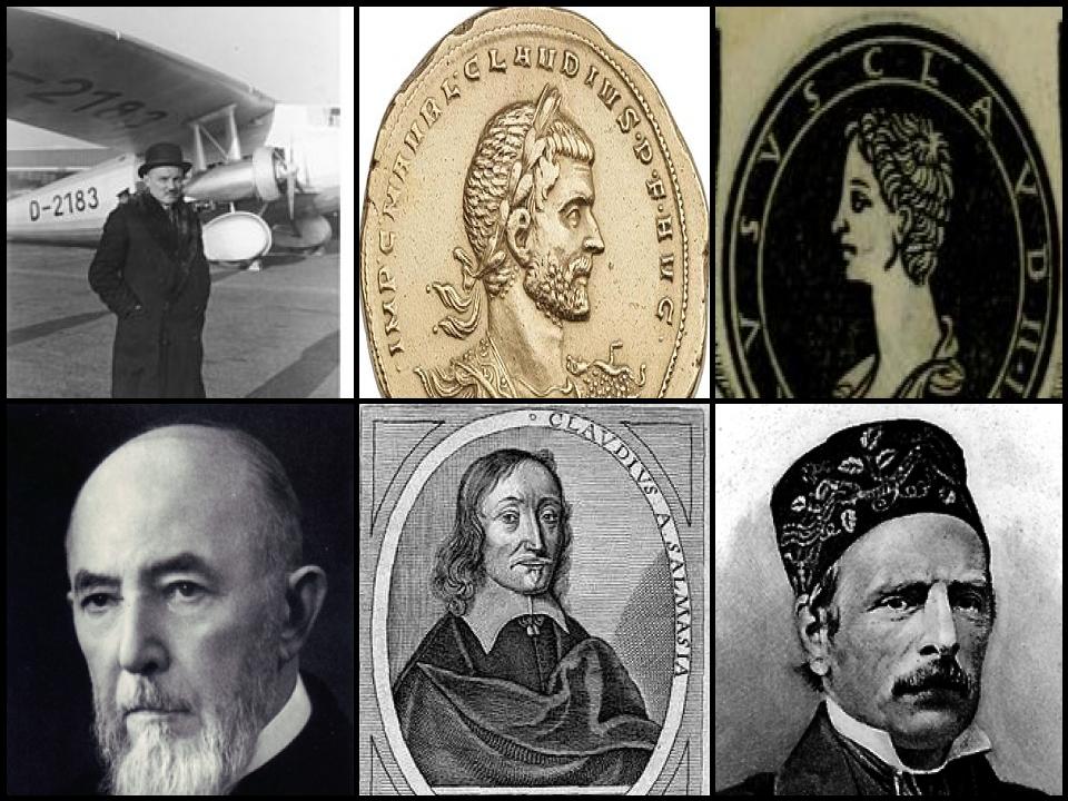 Famous People with name Claudius