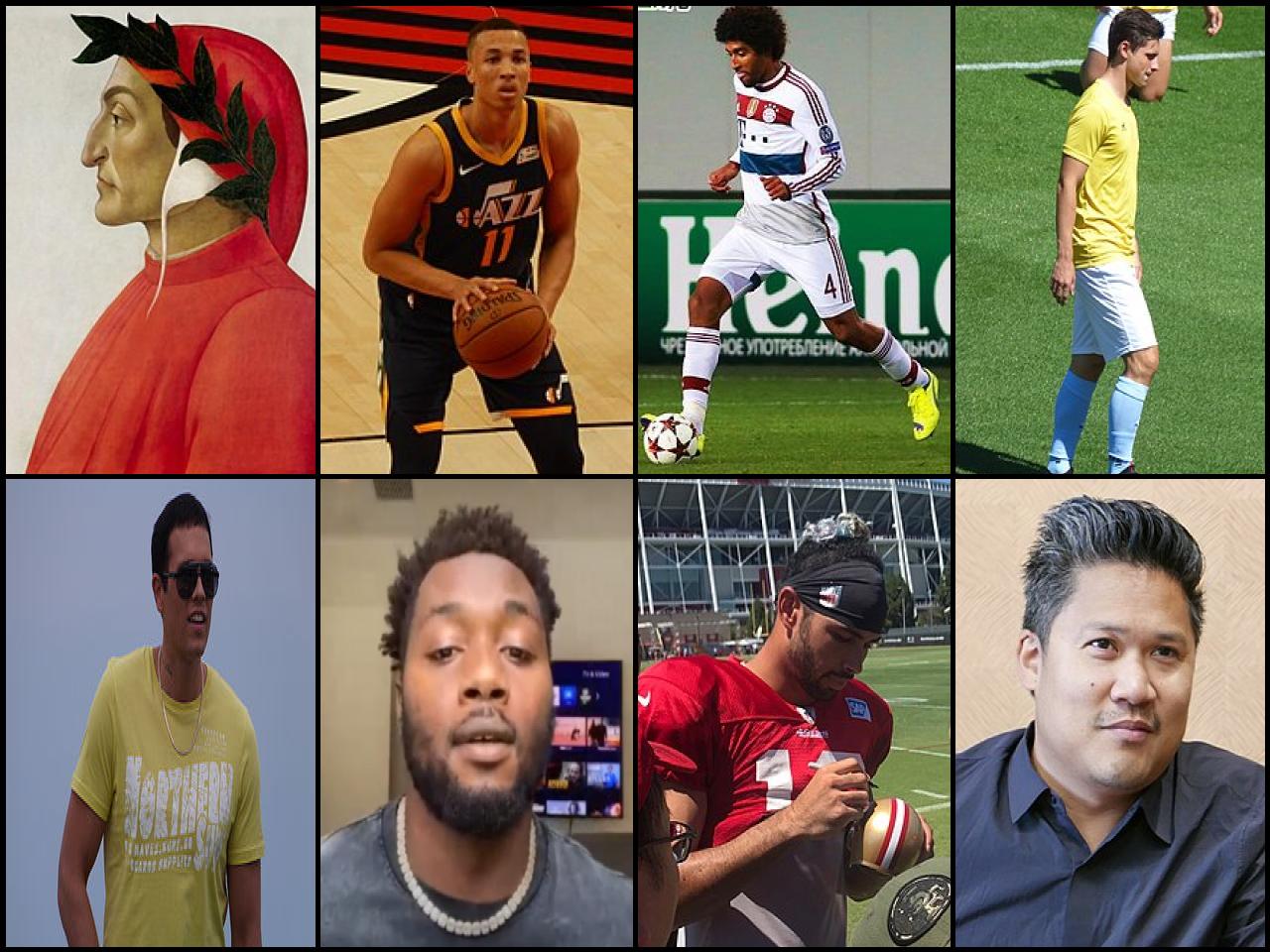 Famous People with name Dante