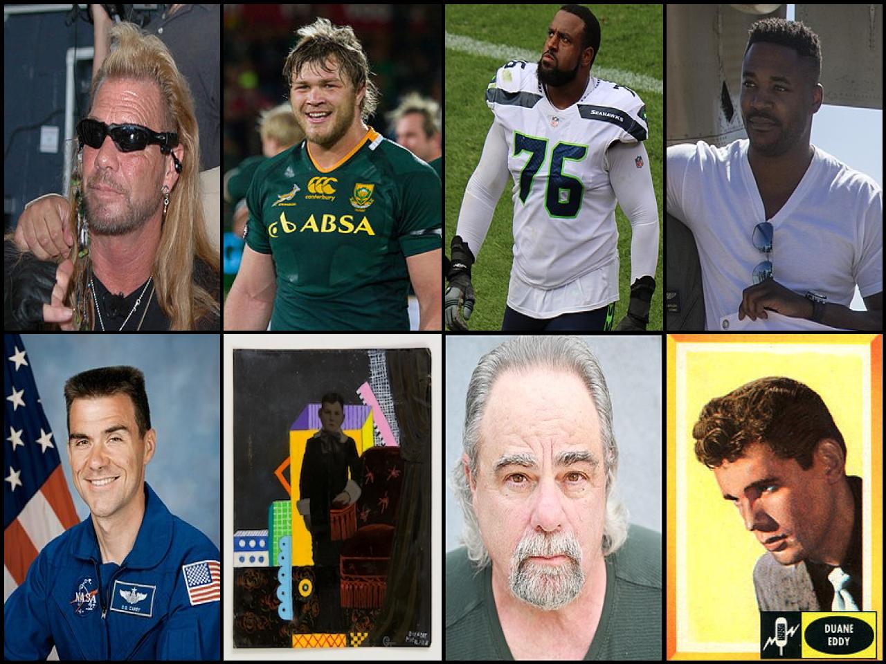 Famous People with name Duane