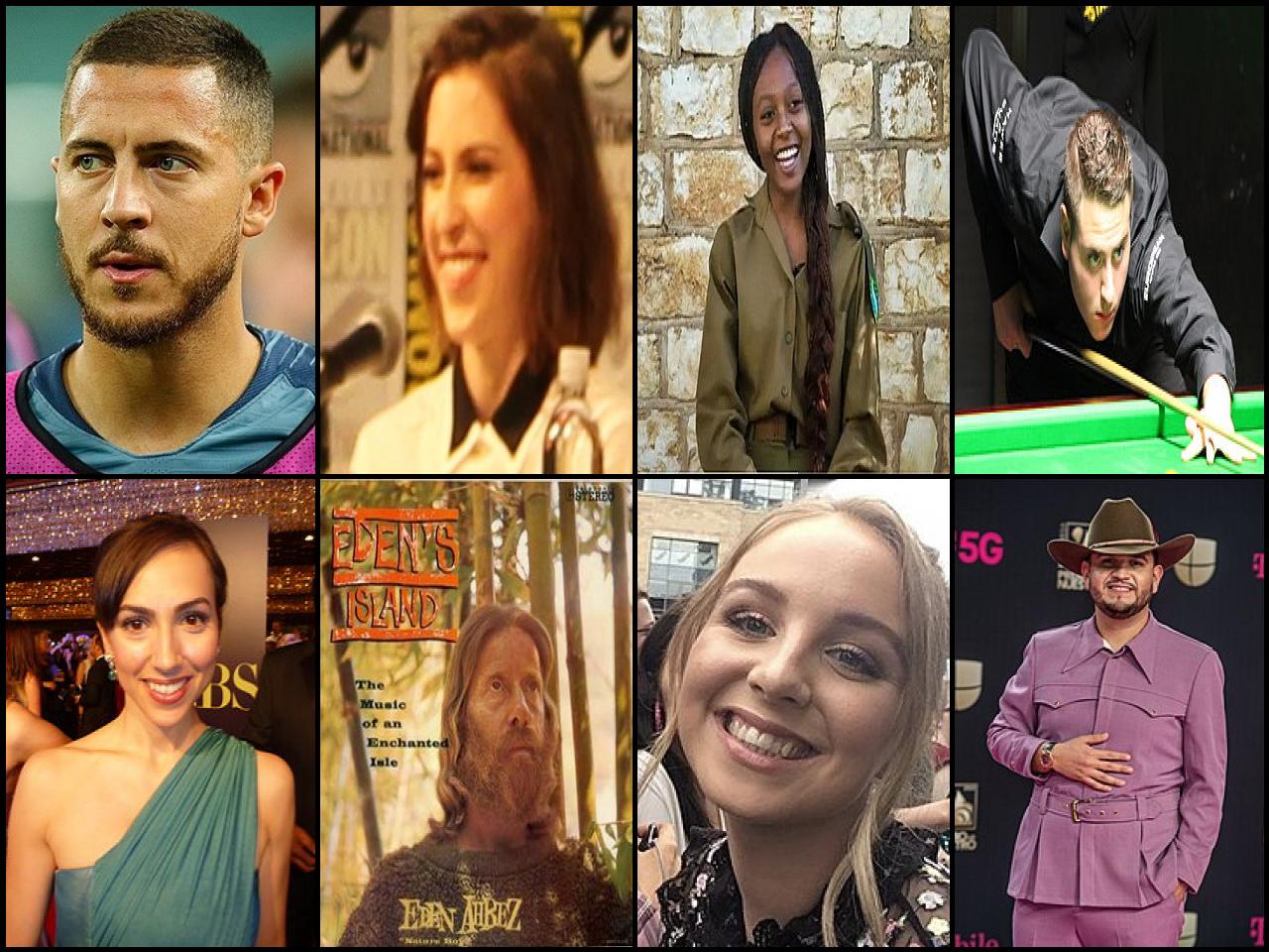 Famous People with name Eden